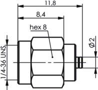 TEGA Adapter SMA-UMTC (m-m)    100024814 