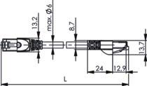TG Patchkabel S-FTP 1m gelb   L0000A0085 