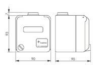 TG Gehäuse IP44 AP           H02000A0094 