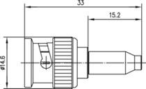 TG BNC-KABELSTECKER CR/CR    J01000A0040 