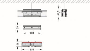 TRILUX Rail Längsver D/C ST9000- 8913200 