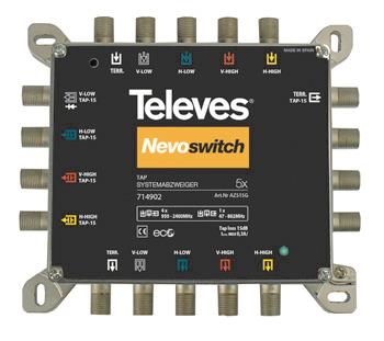 Televes 5-fach Guss-Abzweiger    AZS515G 