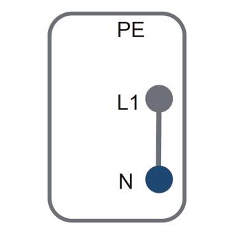 GS ABGANGSADAPTER 16A L,N,PE  KBC16DCF21 