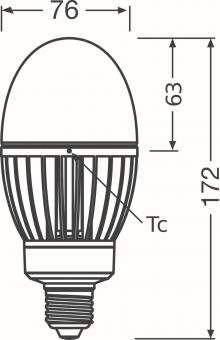 LEDV HQL LED 29W/827 3600lm (80W) 