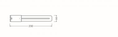 LEDV DULUX LED L 8W/840 140° (18W) 