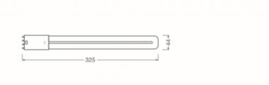 LEDV DULUX LED L 12W/840 140° (24W) 