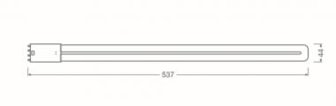 LEDV DULUX LED L 25W/840 140° (55W) 