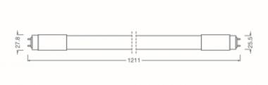 LEDV LED Tube HF Perf 14W/840 (36W) 