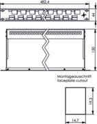 TEGA 19z Modulträger 1HE       100021505 