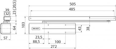 effeff ASSA ABLOY Türschließer     DC700 