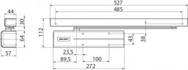 effeff Gleitschiene G-E  DCG-10-21NDEV1- 