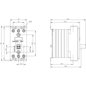 Siemens 3RF24101AC45 Halbleiterschütz 