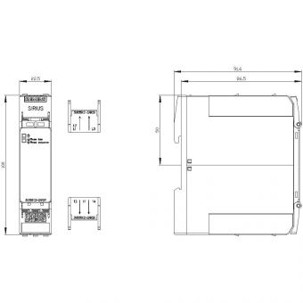 Siemens Überwachungsrelais 3UG5512-2AR20 