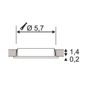SLV Downlight,DL 126              112222 