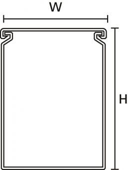 Hellermann HTWD-HF-25x40-PC/ABS-GY 