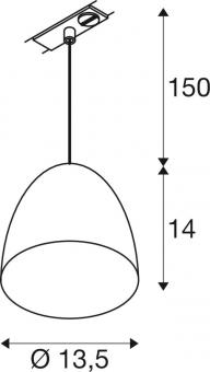 SLV PARA CONE 14 Pendelleuchte   1009140 