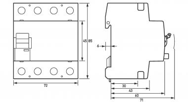 Doepke Lasttrennschalter         DHS4-80 