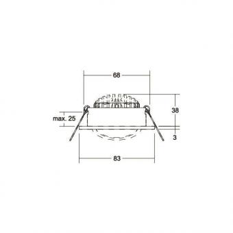 Brumberg LED-Einbaustrahler 230 39413153 