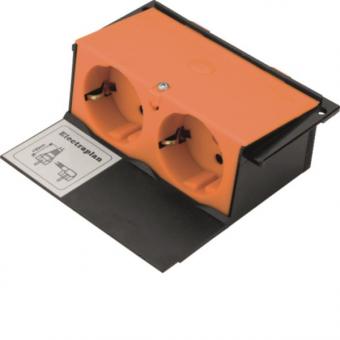 Hager Gerätebecher m.2fach     GBES22004 