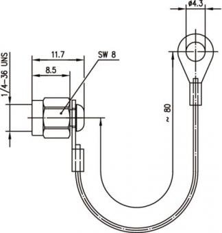 TEGA SMA-Abdeckkappe m.Schnur  100021279 
