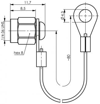 TEGA SMA-Abdeckkappe m.Schnur  100021279 