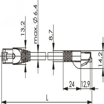 TG S/FTP Cat.7 4x2xAWG 27/7, L00001A0139 
