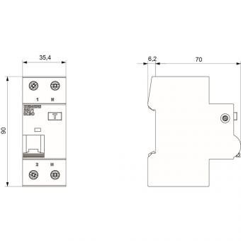 Siemens 5SU13566KK20 FI-/Leitungsschutz- 