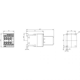 Siemens 3RH22621BB40 Hilfsschütz 6S+2 