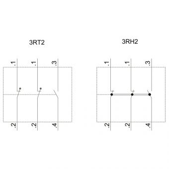 Siemens 3RH29111HA12 Hilfsschalterblock 