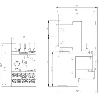 Siemens 3RB30161NB0 Überlastrelais 