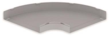 Unex Flachbogen 90° lichtgrau      66630 