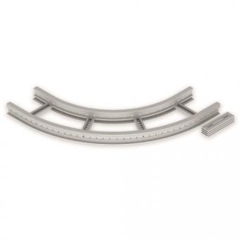 Flachbogen 90  halogenfrei grau 85x300 R 