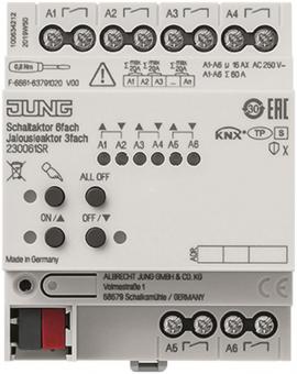 Jung KNX Schaltaktor 6f KNX     230061SR 