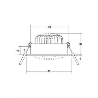 Brumberg LED-Einbaustrahler 230 41478173 