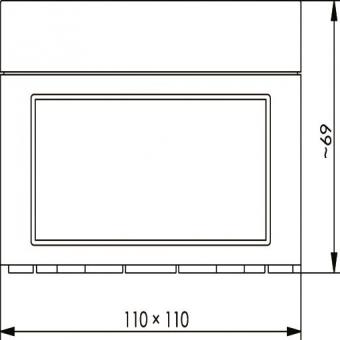 TEGA Aufputz Gehäuse IP66    H02050A0097 