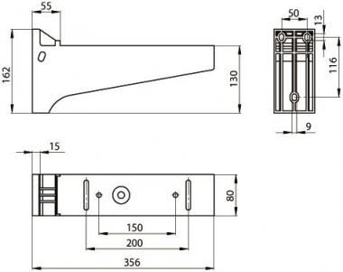 Unex isol. Ausleger lichtgrau      66323 