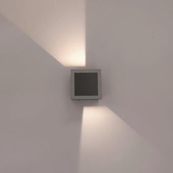 LTEK Solarwandleuchte Sophie Edelstahl 