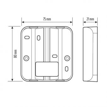 Esylux WILMA EDGE MOUNTING AN EL10851100 