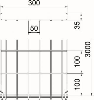 OBO GRM 35 300 A2 Gitterrinne GRM 