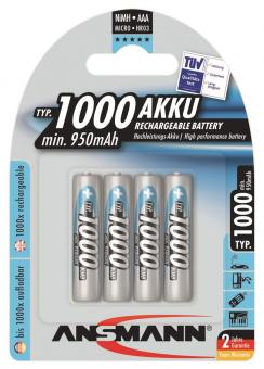 Ansmann Akku 1,2V Micro AAA  Ni-MH Micro 