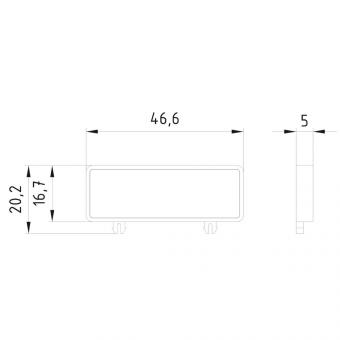 Siemens 3LD92861A Zusatzschild 