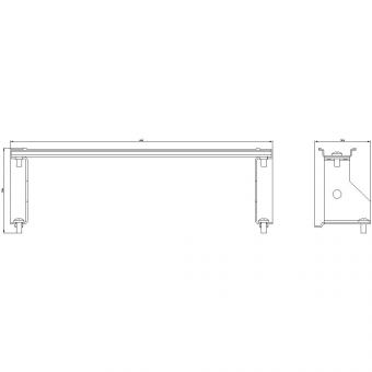 Siemens 8GS4010-6 ALPHA-ZS, Hutschiene 