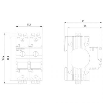 Siemens 5SG7123 MINIZED-Lasttrennschalt. 