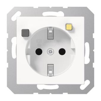 Jung FI-SCHUKO Steckdose 30mA A5520.30WW 