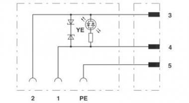 Phoenix    SAC-3P-MS/ 0,6-PUR/B-1L-Z SCO 