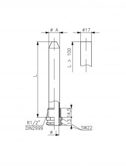 ALRE-IT Tauchhülse             THK-2-120 