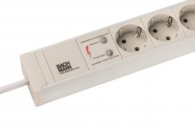 Bachmann 19" 1HE PVC 7xSchuko    333.604 