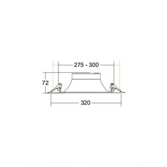 Brumberg LED-Einbaudownlight  40674173DA 