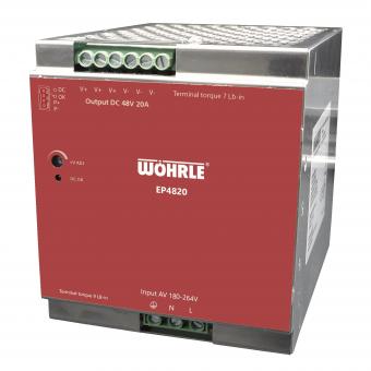 Wöhrle Netzgerät 1ph.E:180-264VAC EP4820 