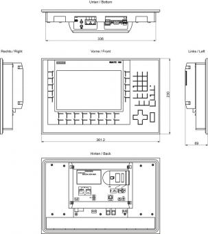 Siemens 6AV21241JC010AX0 SIMATIC KP900 